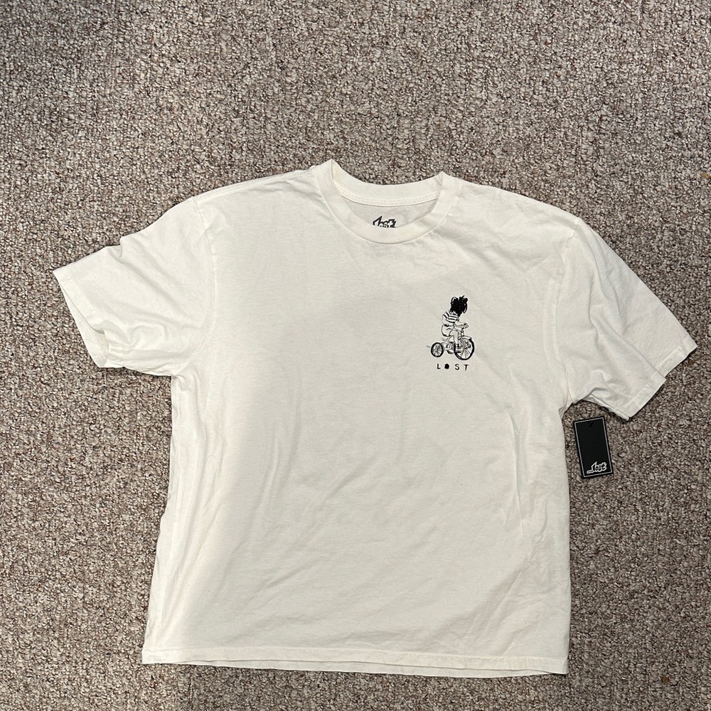 …Lost Classic Surf Brand White Tee Large. NWT - Picture 3 of 7